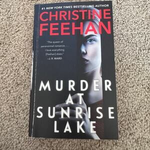 A Murder at Sunrise Lake by Christine Feehan Paperback Dark Romance Book
